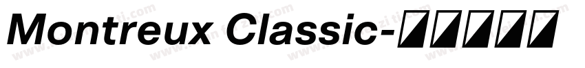 Montreux Classic字体转换